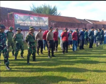 Koramil 0816/18 Sedati Bersama Forkopimka Laksanakan Tanam Pohon di Desa Cemandi