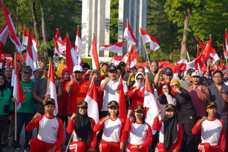 Sepuluh Juta Bendera Merah Putih Akan Warnai Peringatan HUT Kemerdekaan RI ke 79 di Kabupaten Sidoarjo 