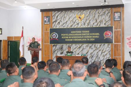Dandim 0816/Sidoarjo Terima Kunjungan Kerja Tim Asnis Pusterad, Perkuat Sinergi Pembinaan Teritorial