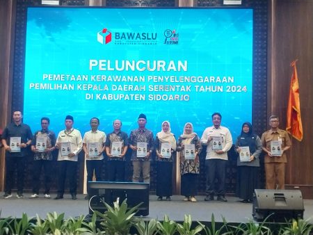 Bawaslu Sidoarjo Luncurkan Pemetaan Kerawanan Pilkada Serentak&nbsp;2024