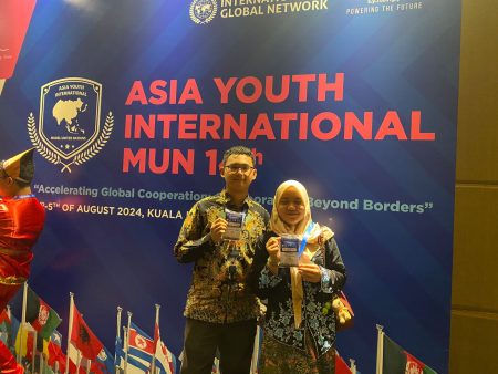 Dua Siswa SMA Al Muslim Ikuti Asian Youth International Model of United Nations (AYIMUN) di Kuala Lumpur
