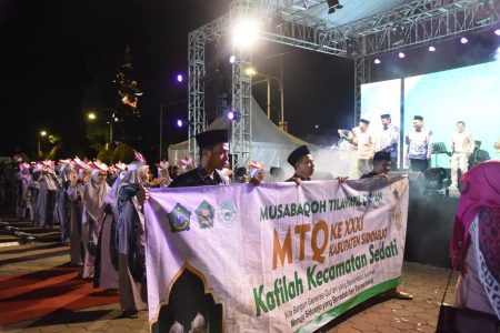 Pesan Plt Bupati Subandi untuk Para Kafilah MTQ Kabupaten Sidoarjo