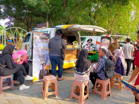 Inovasi Polresta Sidoarjo: Layanan SKCK Keliling Online Kini Hadir di Car Free Day